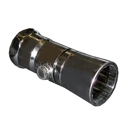 Jones Stephens 1in. Chrome Aerating Water Saver Brass Shower Head with Shutoff S01014